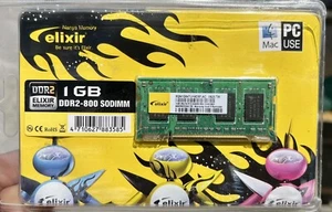 Memoria Ram 1 GB DDR2 PC2-6400S Elixir M2S1G64TUH8G4F-AC 800MHz, Nuova 9,99€!’ - Foto 1 di 2