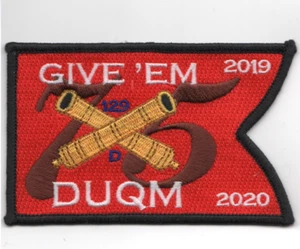 4" NAVY CVN-75 'GIVE 'EM DUQM EMBROIDERED PATCH - Picture 1 of 1
