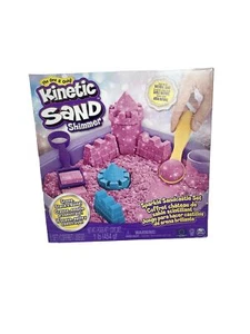 Kinetic Sand Sparkle Sandcastle Set w/ 1lb Purple Shimmer Kinetic Sand - Picture 1 of 4