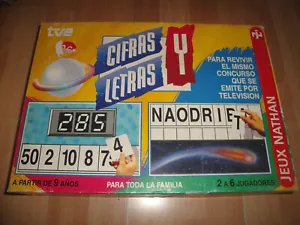 CIFRAS Y LETRAS JUEGO DE MESA DEL POPULAR PROGRAMA DE TV2 USADO EN BUEN ESTADO - Imagen 1 de 4
