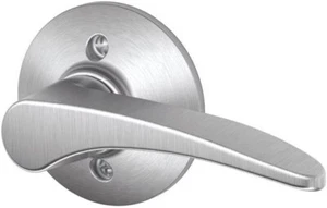 Palanca derecha ficticia Schlage Manhattan satinada cromo F170 montada sin montar o nunca montada 626 rh - Imagen 1 de 2