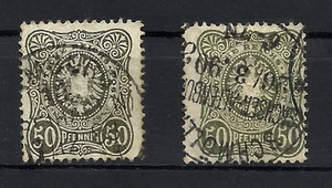 GERMANY Mi 44 I a + 44 d Used - Picture 1 of 2