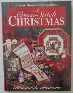 A CROSS-STITCH CHRISTMAS Pattern Book Better Homes & Gardens Handmade Treasures - Imagen 1 de 12