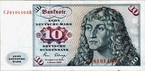 Germany 10 Mark 1980 Pick # 31d - Picture 1 of 3