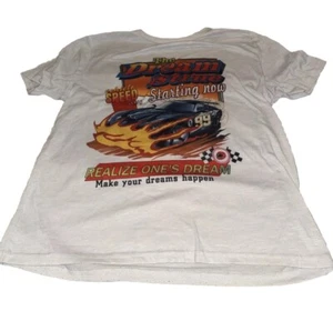 Shein 11-12 Yrs Race Car Boys Short Sleeve Multicolor T-Shirt - Picture 1 of 4