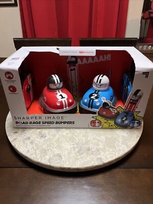 Sharper Image *NEW* Road Rage Speed Bumpers Remote Control Ejecting Bumper Cars - Image 1 of 4