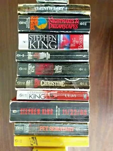 Stephen King Lot of 10 Paperback Books - Salem's Lot, Bag of Bones, Christine + - Picture 1 of 6