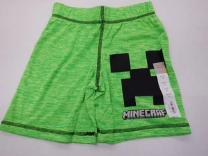 PANTALONES CORTOS PARA NIÑOS TALLA 4 JUMPING BEANS MINECRAFT VERDE ACTIVO NUEVOS #21668 - Imagen 1 de 2