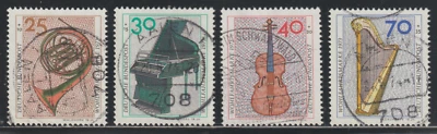 Germany 1973 SC# B503 - B506 - Musical Instruments - Used Lot # 601 - Image 1 of 2