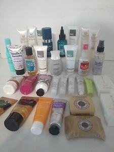 Mix Lot 30 Beauty Lotion Face Hair Living Proof Olaplex Burt's Bees Travel Size - Picture 1 of 14