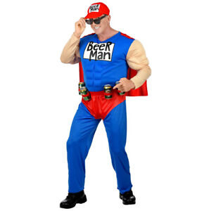 Superheldenkostüm Beerman Kostüm für Männer Bier Superheld Verkleidung M 50