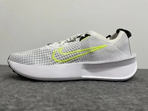 Nike Interact Run Running Shoes Sneakers White/Volt/Grey Mens Size 10 FD2291-100 - Picture 1 of 11