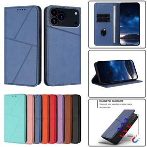 For Samsung Galaxy A17 A16 A15 A14 A13 Leather Magnetic Flip Wallet Phone Case - Picture 1 of 60