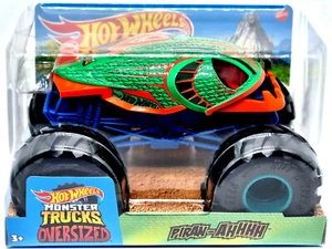 Mattel Hot Wheels Großes Auto / cars 1:24 Monster Trucks GTJ34 Piran-AHHHH - Bild 1 von 1