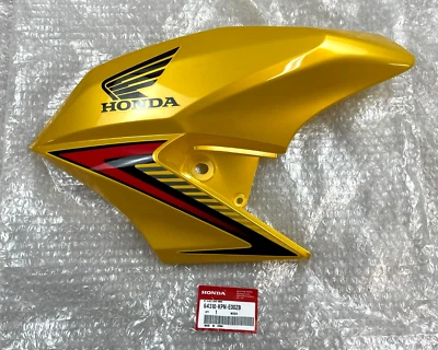Cubierta panel delantero izquierdo honda glr125 cb125f 2015-2020 amarillo perla nueva Foto 1 de 2