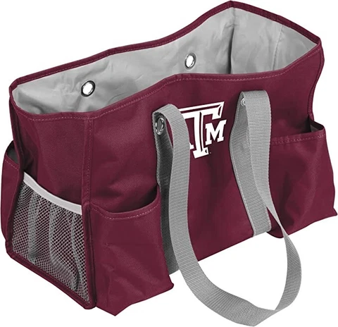 NCCA Texas A&M Aggies Junior Caddy Bag Tote Diaper Tailgate Picnic Weekend 15" Cover