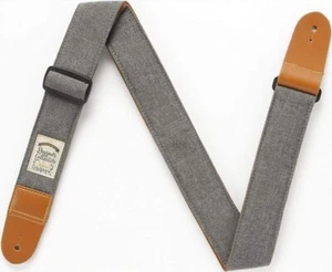 Ibanez Designer Collection Guitar Bass Strap DCS50-CGY DENIM-like CHARCOAL GRAY - Picture 1 of 8