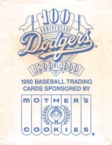 1990 Los Angeles Dodgers Mother's Cookies Baseball Card Set of 28, 100yr anniver - Picture 1 of 24