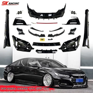 For Honda Accord 2018-2021 Multi Color Front Bumper Surround Cover Lip Body Kits - Picture 1 of 20