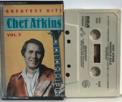 Chet Atkins ‎: Greatest Hits Volume 2 (Cassette Tape) *Very Good* - Image 1 of 2