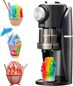 Shaved Ice Machine - Snow Cone Machine Equipped with Stainless Steel Blade Adjus - Bild 1 von 12