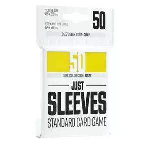 Gamegenic Sleeves: Just Sleeves - Standard Card Game Yellow (50) GX1009 - Picture 1 of 2