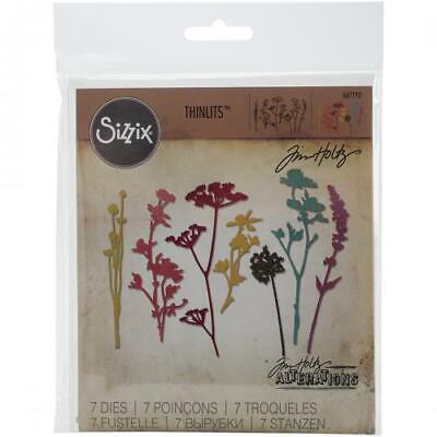 Sizzix 661190 Wildblumen Thinlits Stanzen Set Von Tim Holtz (7/Packung) • 31.92€