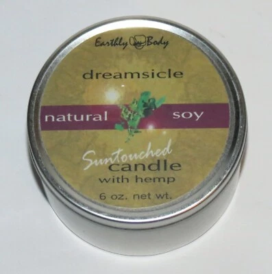 Earthly Body Massage Candle Dreamsicle Six-ounce Tin - Image 1 of 3
