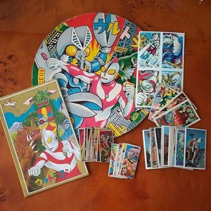 Ultraman Menko Set Vintage Showa Era Collectible Toy Game Cards - Picture 1 of 12