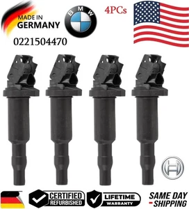 ✅ GENUINE BOSCH 4x Ignition Coils For 2011-2018 BMW 2.0L 3.0L 4.4L #0221504470 - Picture 1 of 2