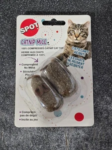 Spot Catnip Mice 2 pack - 100% Compressed Catnip Toy - Picture 1 of 2