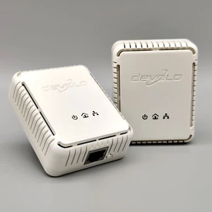 2x Devolo dLAN 200 AVmini Powerline Netzwerk Adapter MT 2294 | GUT - Bild 1 von 4