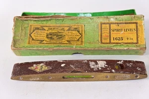 John Rabone Boat Level Brass Mahogany 1625 Original Wholesale Box - Picture 1 of 17