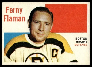 1960-61 Topps Fern Flaman Boston Bruins #57 - Picture 1 of 2