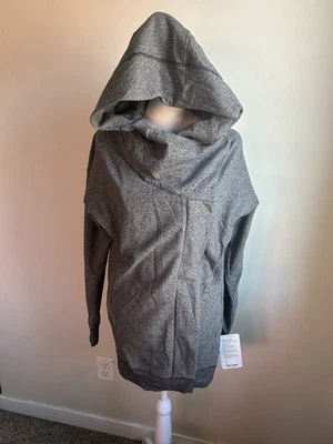Jaqueta Lululemon Wrap Up Feminina Tamanho 4 Zíper Longo Magnética com Capuz Ativa NOVA $138 - Imagem 1 de 4