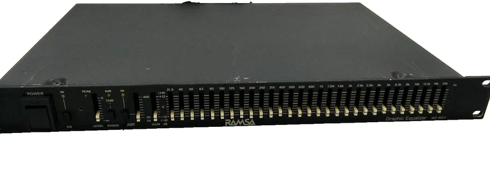 Ramsa Wz-9311 Graphic Equalizer Used Tested 100V Main unit only - Image 1 of 4