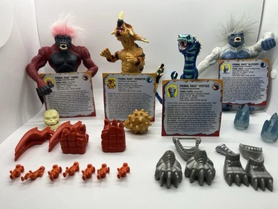 Lote de figuras y accesorios Primal Rage Blizzard Vertigo Armandon Chaos 1995 de colección Foto 1 de 4
