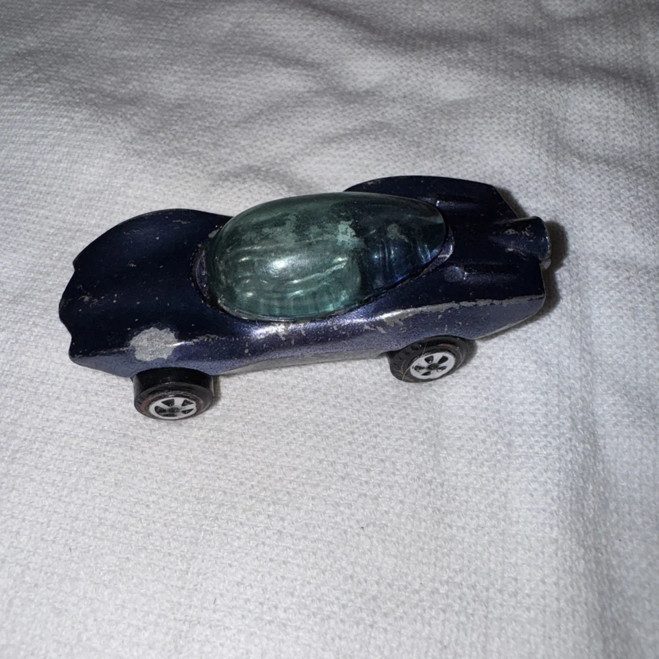 Vtg 1969 Redline Johnny Lightning Custom Turbine Topper USA Blue Die-cast - Image 1 of 4