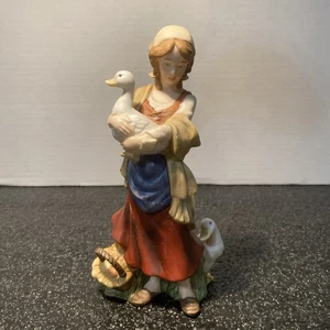 Hawthorne Village Humble Peasant Maiden Thomas Kinkade's Nativity F2203 2002 - Picture 1 of 8