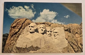 Luftbild Mt. Rushmore Black Hills South Dakota Vintage gebrauchte Postkarte D19 - Bild 1 von 2