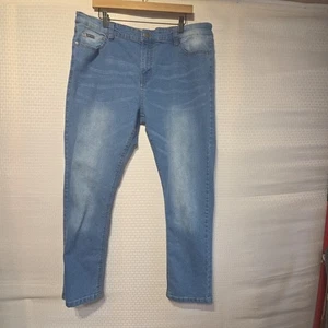 Phat Farm Herren Skinny Jeans 40x30 blau Stretch Denim helle Waschung Freizeithose - Bild 1 von 14