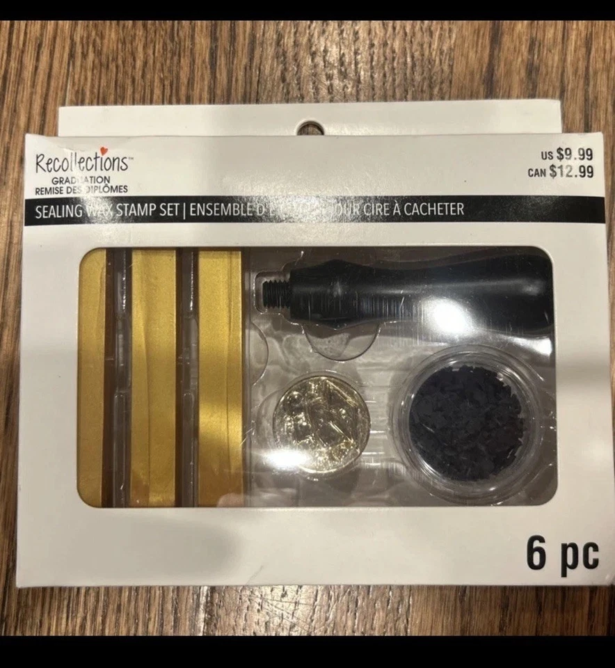 Kit de cera de sellado de graduación Recollections patrón de tapa de 6 piezas Foto 1 de 1