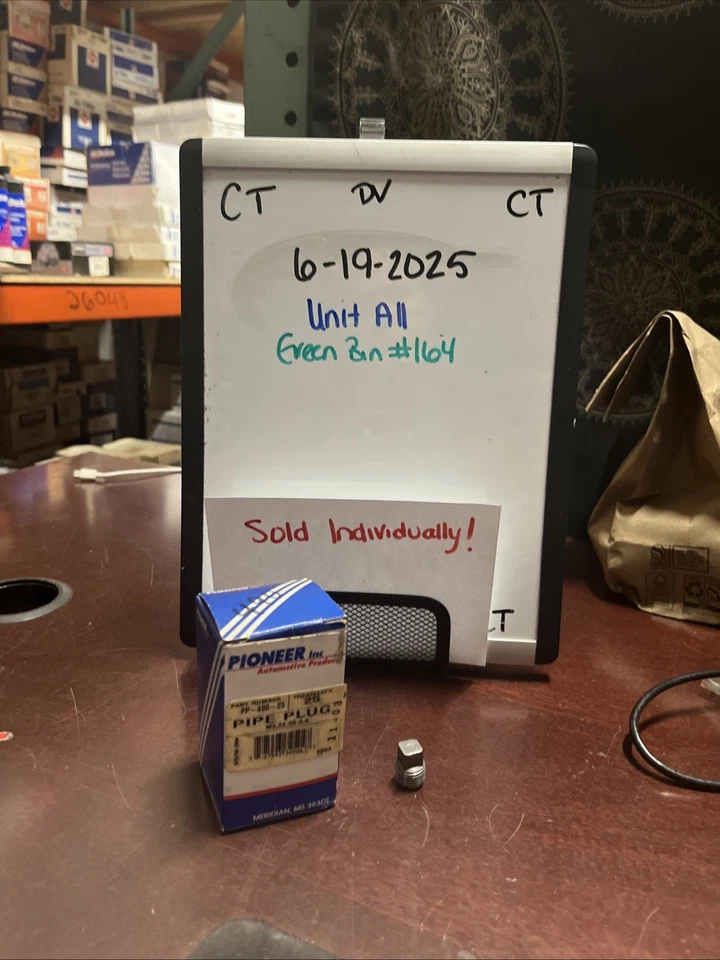 Plugue de tubulação PIONEER #PP-490 vendido individualmente - Imagem 1 de 1