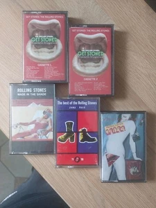 4 x ROLLING STONES UK Issue Cassette Tape Albums ☆Joblot/Bundle ~ All Pictured☆ - Picture 1 of 7