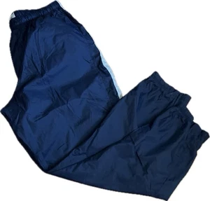 Vintage Nike Trainingshose Windbreaker Streetwear Skater Herren 2XL Reißverschluss Knöchel weiß Etikett - Bild 1 von 13