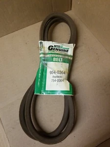 MTD Genuine replacement belt - PART# 954-0364, 754-0364 - Picture 1 of 2