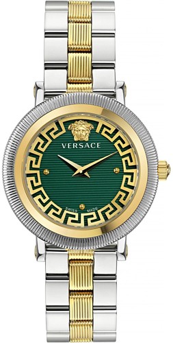 Versace Orologio al Quarzo GRECA FLOORISH VE7F00523 Orologio da Donna Bicolore con Vetro Zaffiro Swi