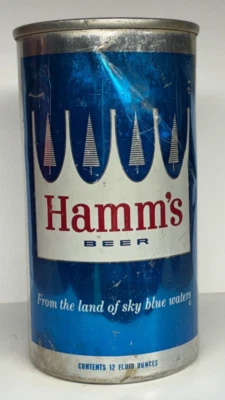 Hamm's 12 oz. Early Fan Tab Aluminum Beer Can - Image 1 of 4