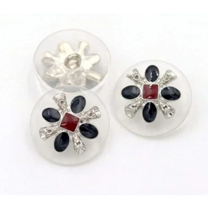 5 Pcs Rhinestone Buttons for Coat Decorative Buttons for Clothing Handicraft ... - Picture 1 of 2
