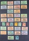MEMEL UNDER FRENCH ADMINISTRATION 34 STAMPS  H/M  (C123)